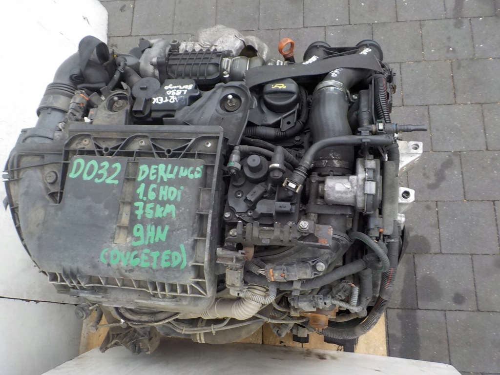 Citroen berlingo 3 15r 1.6 e-hdi 75km двигун 9hn двигун комплектний  film в Україні