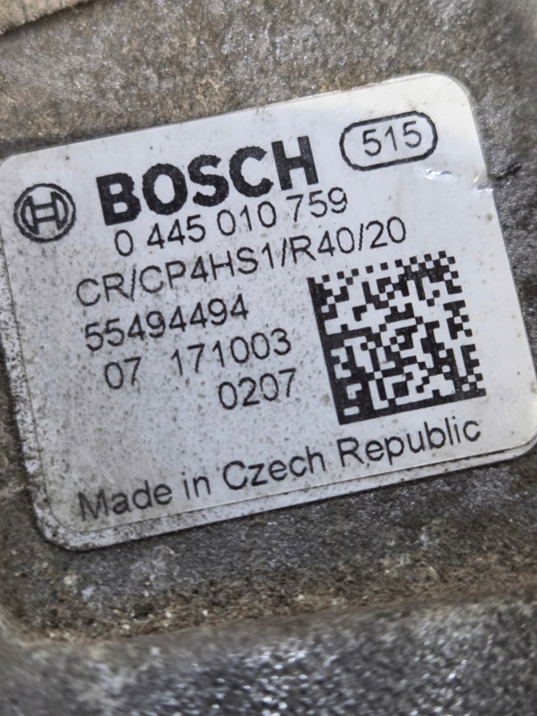 фото №6, Насос пального упорскування zafira c insignia a 2.0 cdti 55494494