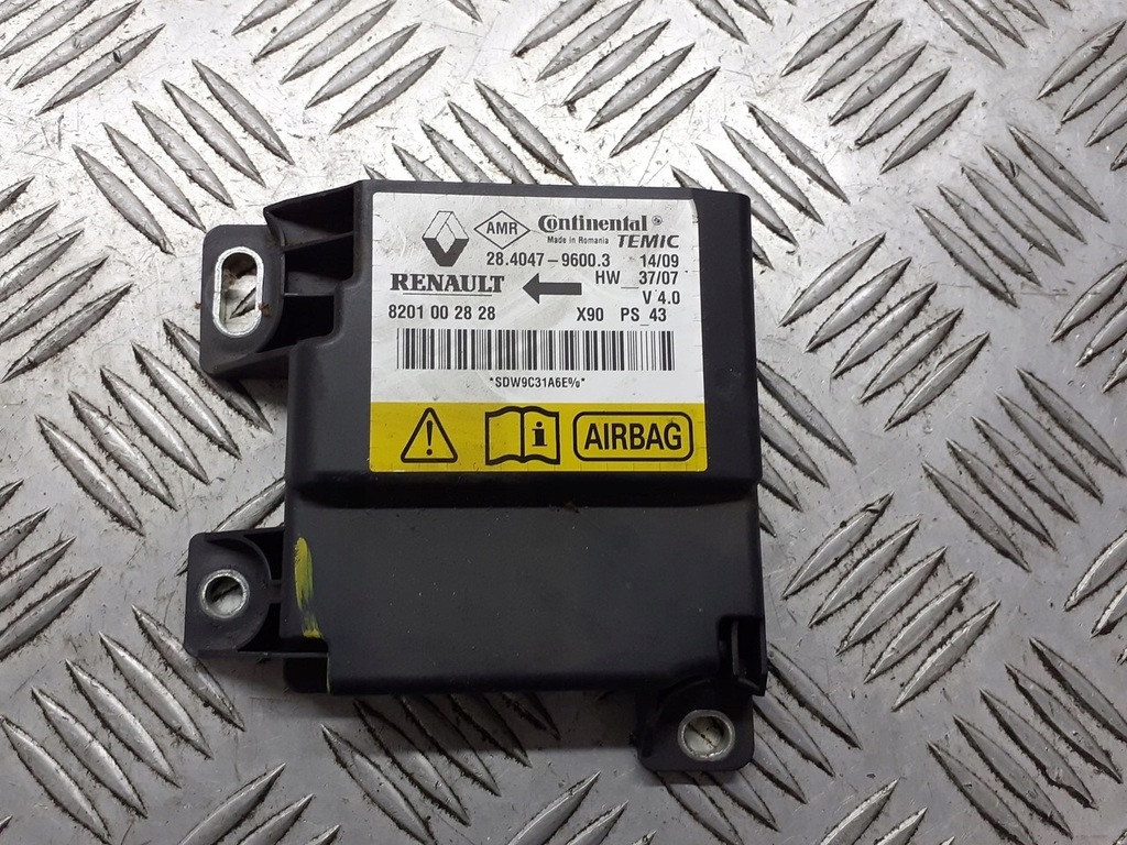 фото №1, Модуль подушка безпеки dacia logan 8201002828