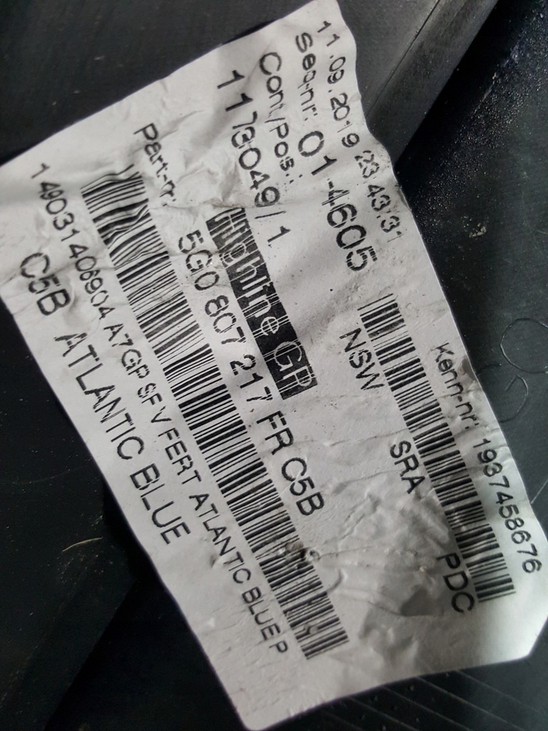 фото №10, Vw golf vii lift 5g0807217fr бампер перед 4xpdc