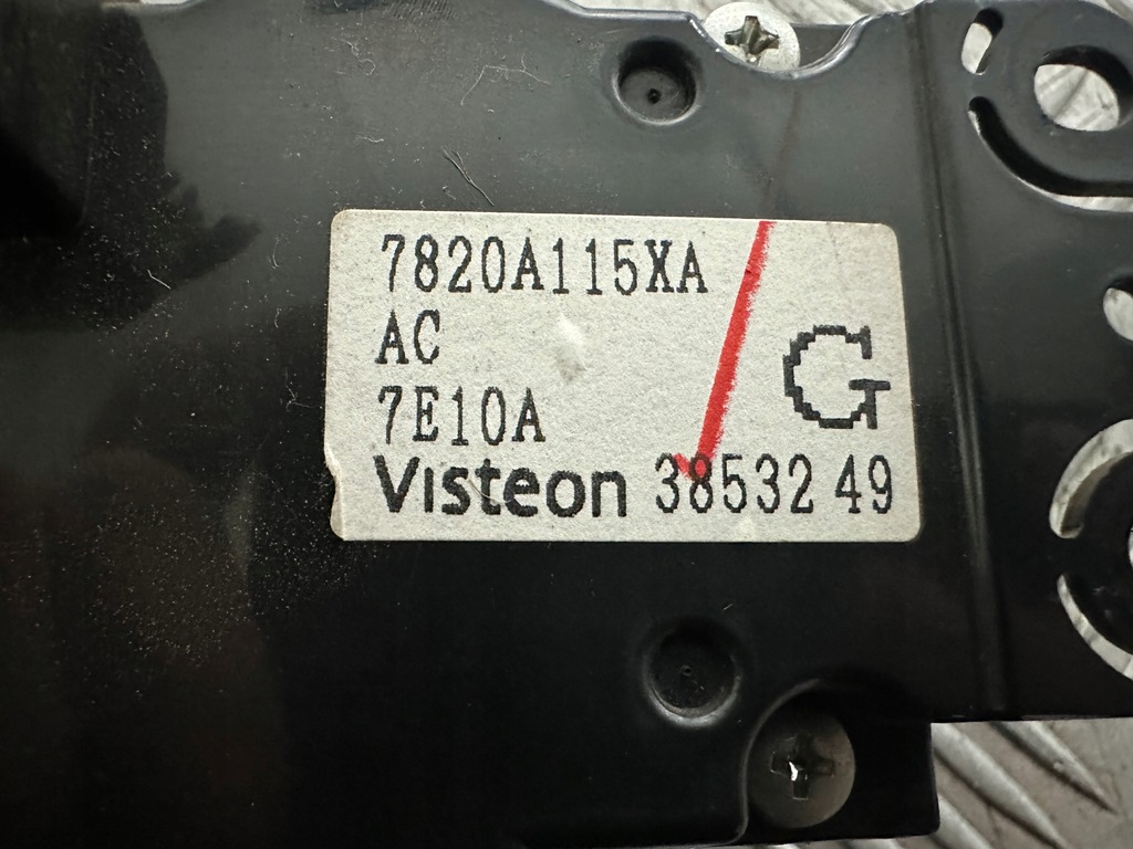 фото №8, Peugeot 4007 панель кондиционера 7820a115xa