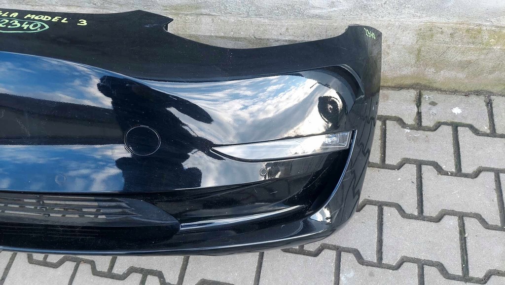 фото №8, Tesla model 3 бампер перед передний kpl противотуманные фары электропроводка 2340