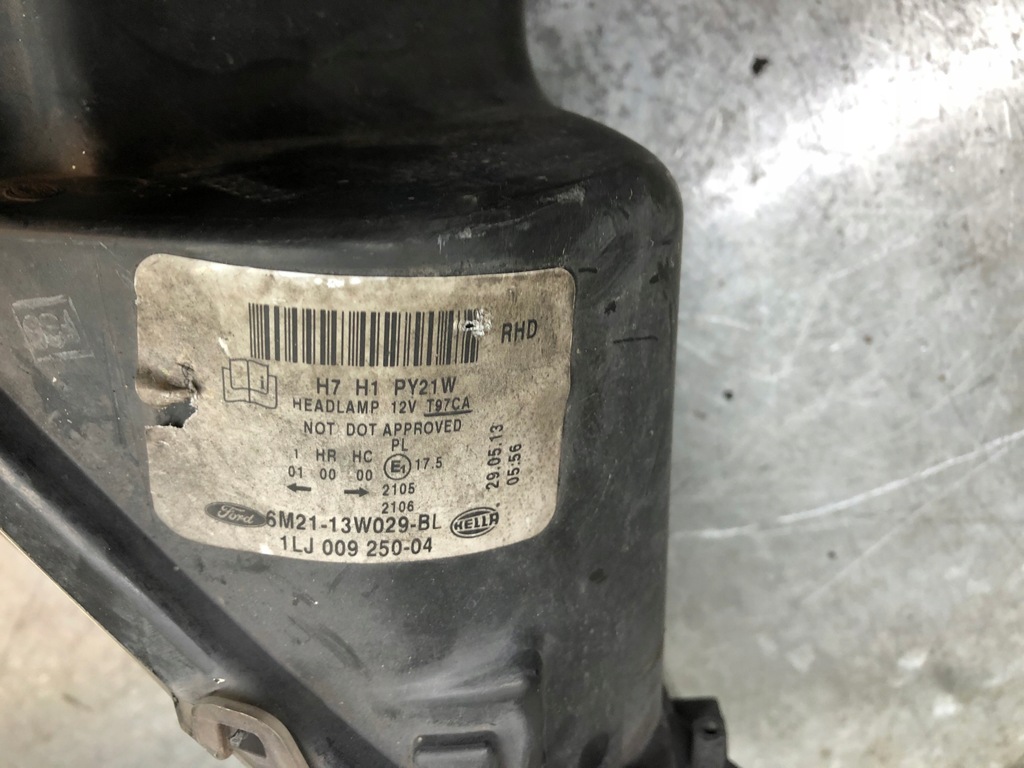 фото №9, Лампа правая перед передняя ford galaxy 6m21-13w029-bl