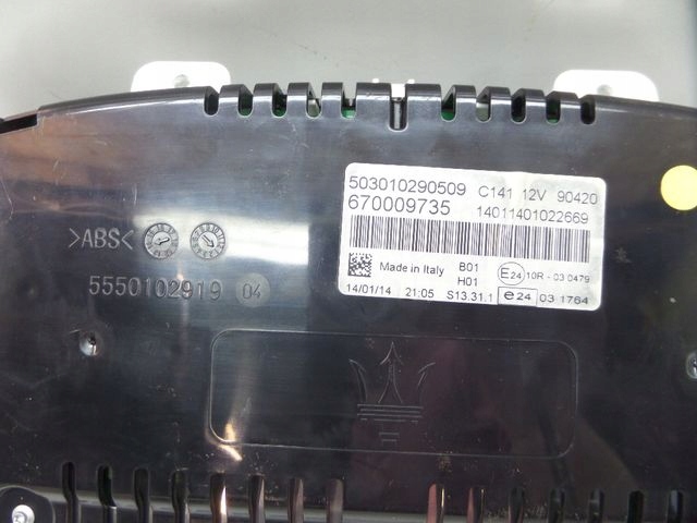 фото №5, Maserati quattroporte vi счетчик приборы 670009735