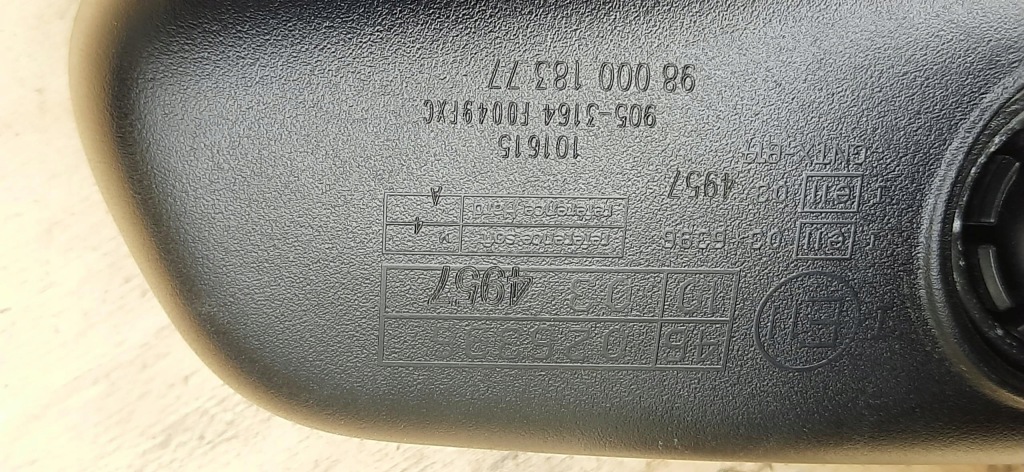 Дзеркало внутрішнє фотохромний заднього виду peugeot 308 t9 9800018377 в Україні