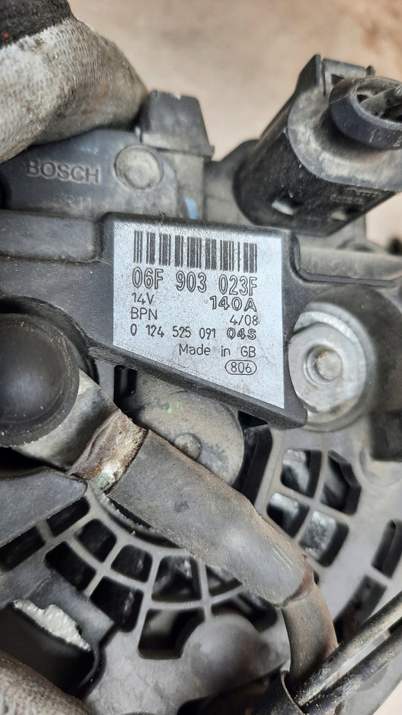 фото №5, Генератор 06f903023f seat leon ii 2.0 tdi 140km