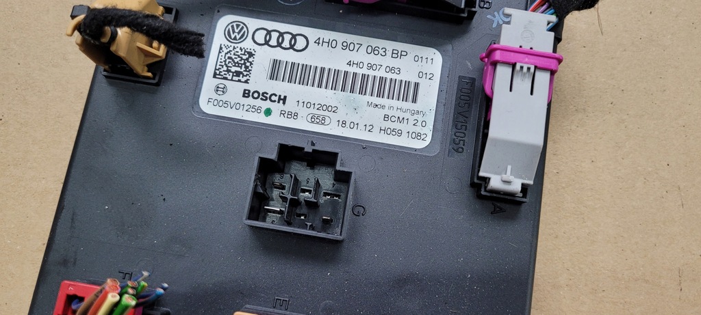 фото №5, A7 4g модуль блок управления комфорта 4h0907063bp a6 c7