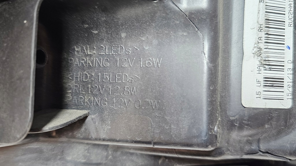 фото №13, Chrysler 200 15- лампа правый перед 68110248ae usa