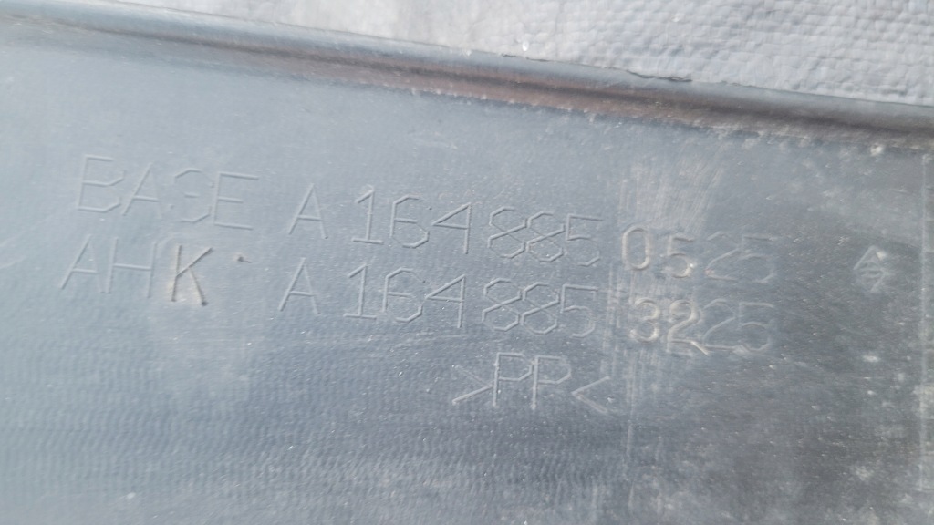 Купить Mercedes ml w164 накладка-спойлер спойлер накладка диффузор бампера задний  // 1778