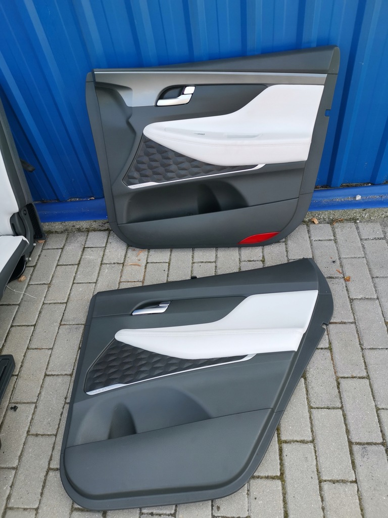 фото №11, Hyundai santa fe iv lift комплект сидінь шкіра сидіння заднє сидіння обшивки 7 осіб