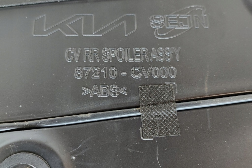 фото №7, Kia ev6 cv спойлер задний крышки багажника 87210-cv000 электрика 168kw 2