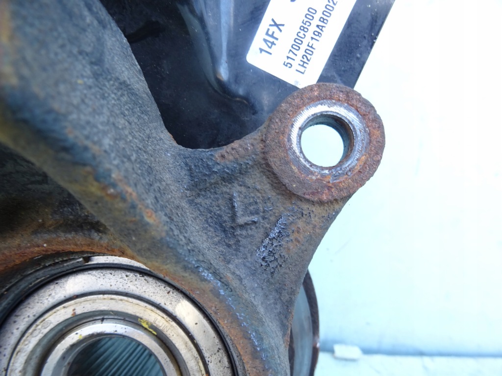 фото №4, Поворотный кулак ступица перед левая hyundai i20 ii 14-