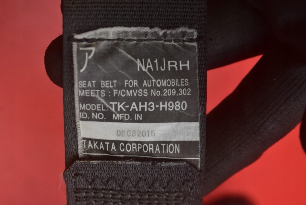 фото №11, Pas безопасности правый перед натяжитель tk-ah3-h980 mazda mx5 mx-5 4 iv nd