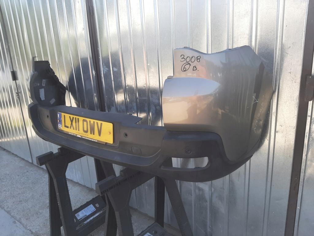 фото №7, Бампер задняя задний pod датчики парковки pdc peugeot 3008 i 2009-2013