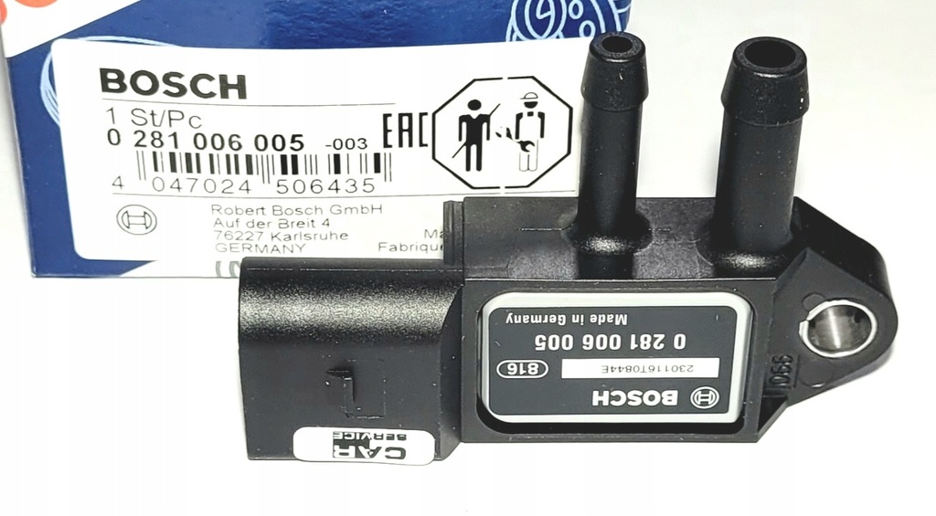 фото №13, Bosch датчик тиск. вихлопних газів vw sharan 2,0tdi 05-