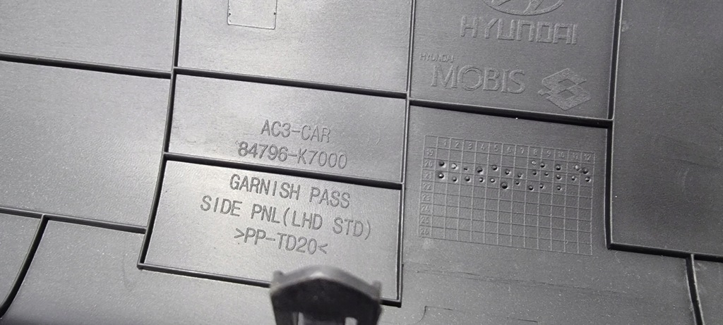 фото №12, Решётка молдинг воздуховод панели hyundai i10 iii 21-