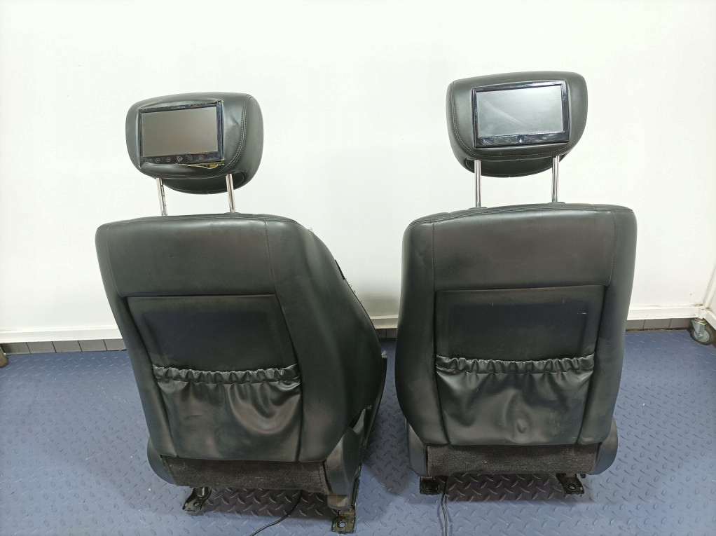 фото №13, Infiniti fx ii lift qx70 сидіння перед водія пасажира шкіра eu екран dvd