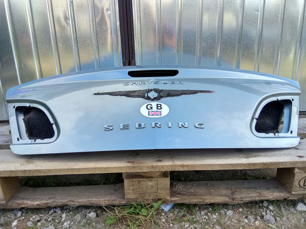 фото №7, Крышка багажника багажника chrysler sebring iii 3 07-12 sedan