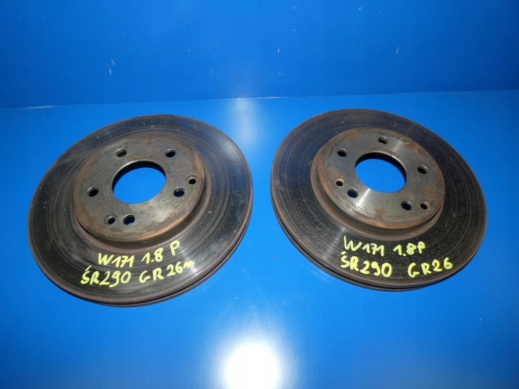 фото №2, Mercedes slk r171 w171 тормозные диски тормозные перед kpl