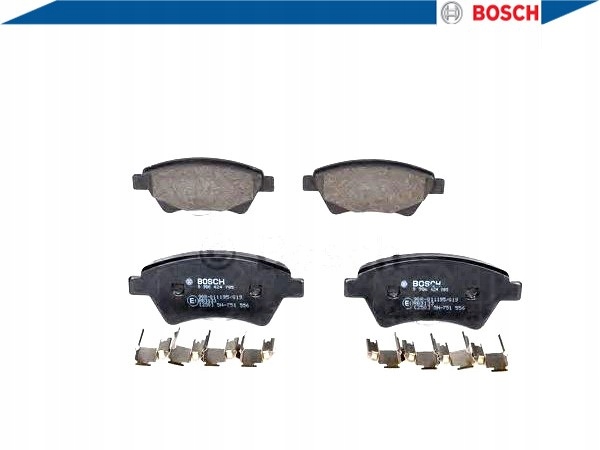 фото №3, Bosch тормозные колодки тормозные renault grand scenic ii 1.6