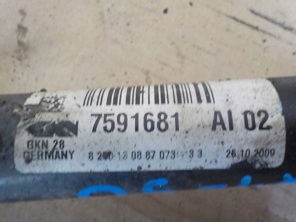 фото №4, Bmw x1 e84 2.0 привідний вал ліва передня