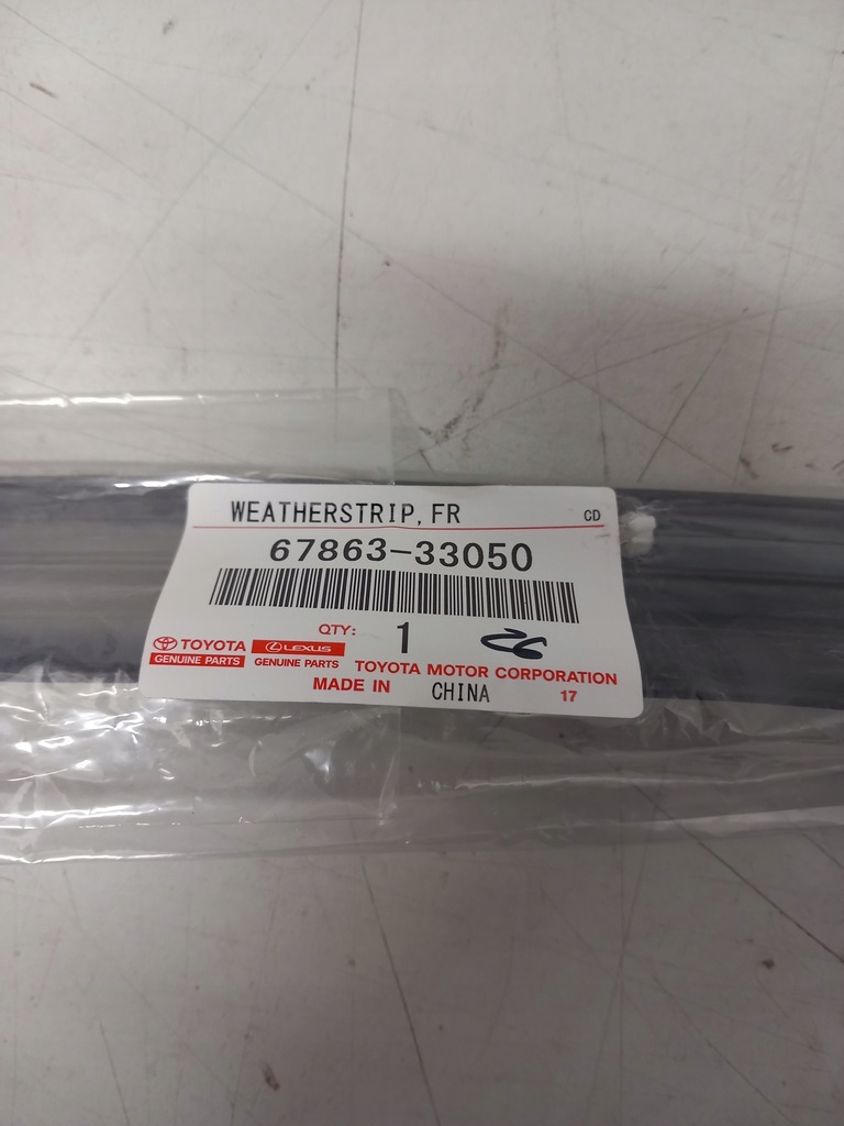 фото №1, Прокладка дверь перед toyota camry lexus es350 67863-33050