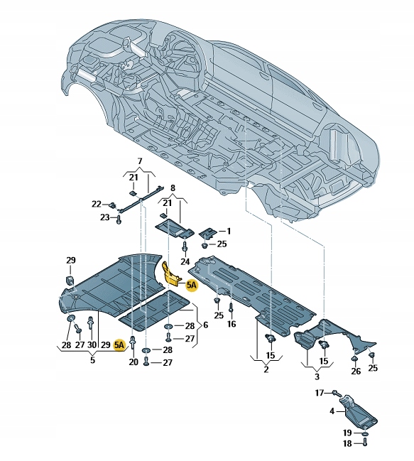 фото №1, Спойлер подкрылок бампера перед правый audi a8 d3