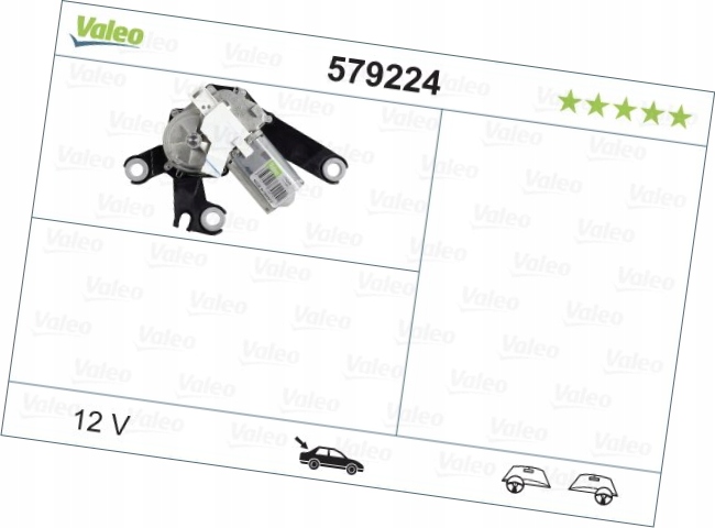 фото №1, Двигатель дворник задних - valeo 579224