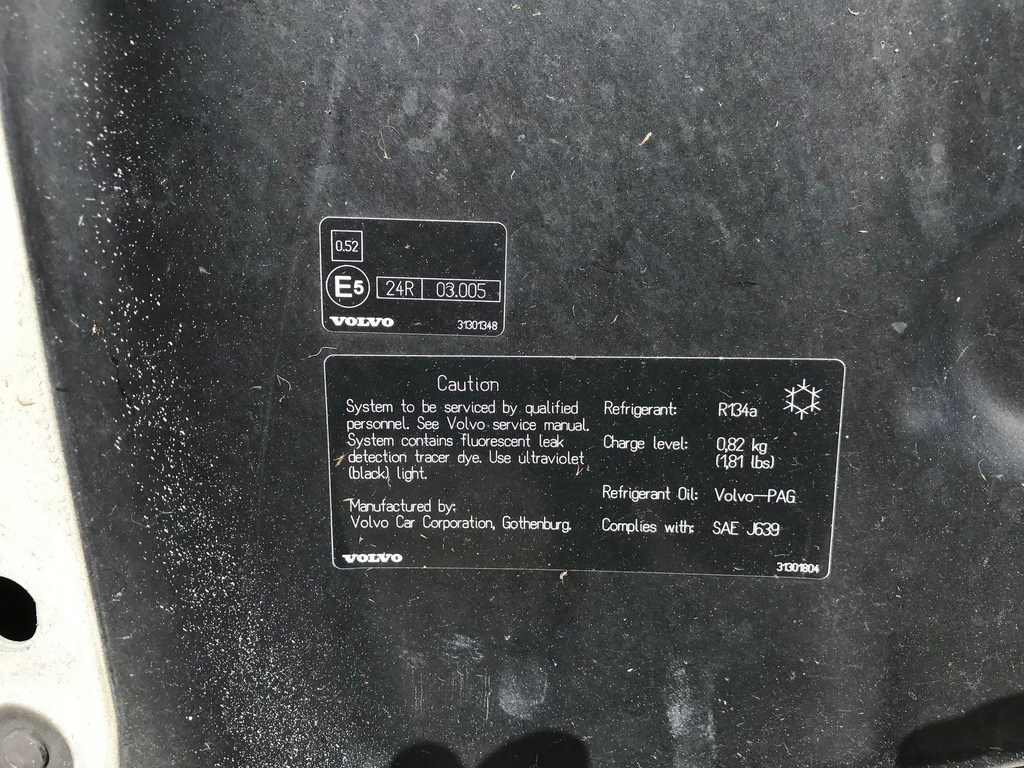 фото №9, Volvo v60 s60 przed liftem капот кришка двигуна