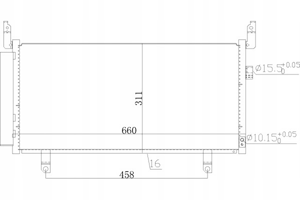 фото №2, Конденсатор конденсатор кондиціонера subaru forester 12- hart