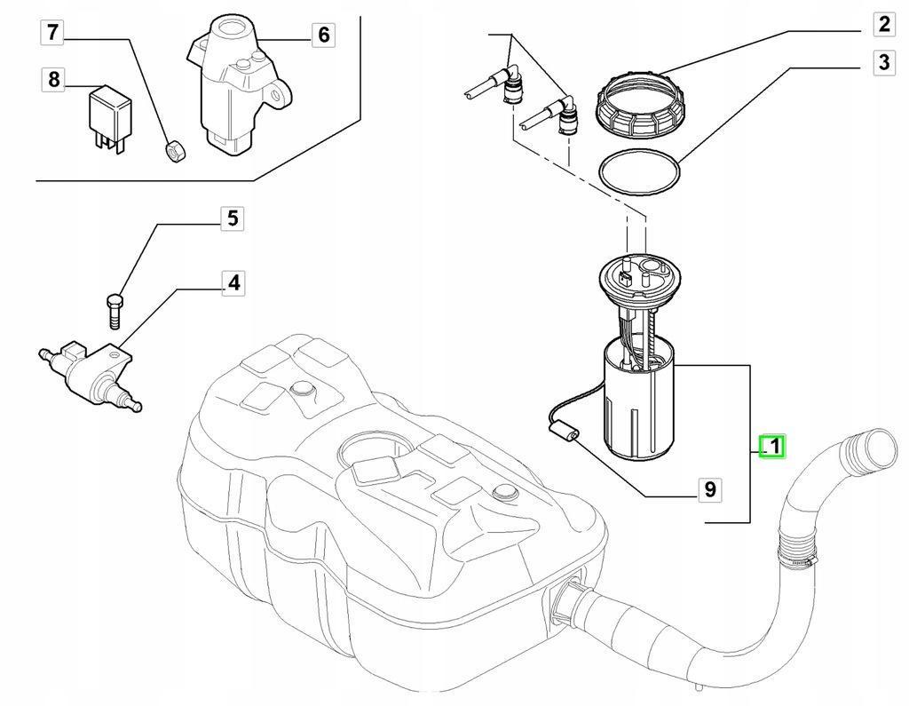 фото №11, Nowa oryg насос топлива ducato 2.2 1362662080