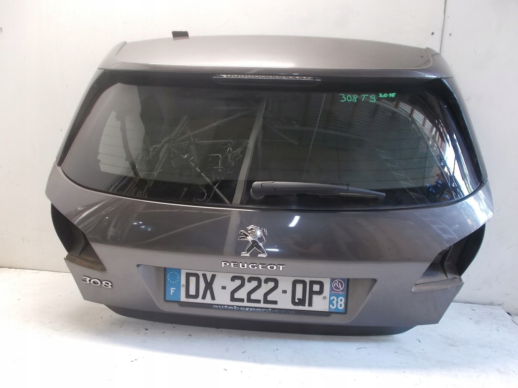 фото №5, Peugeot 308 t9 крышка багажника багажника комплектная kksd