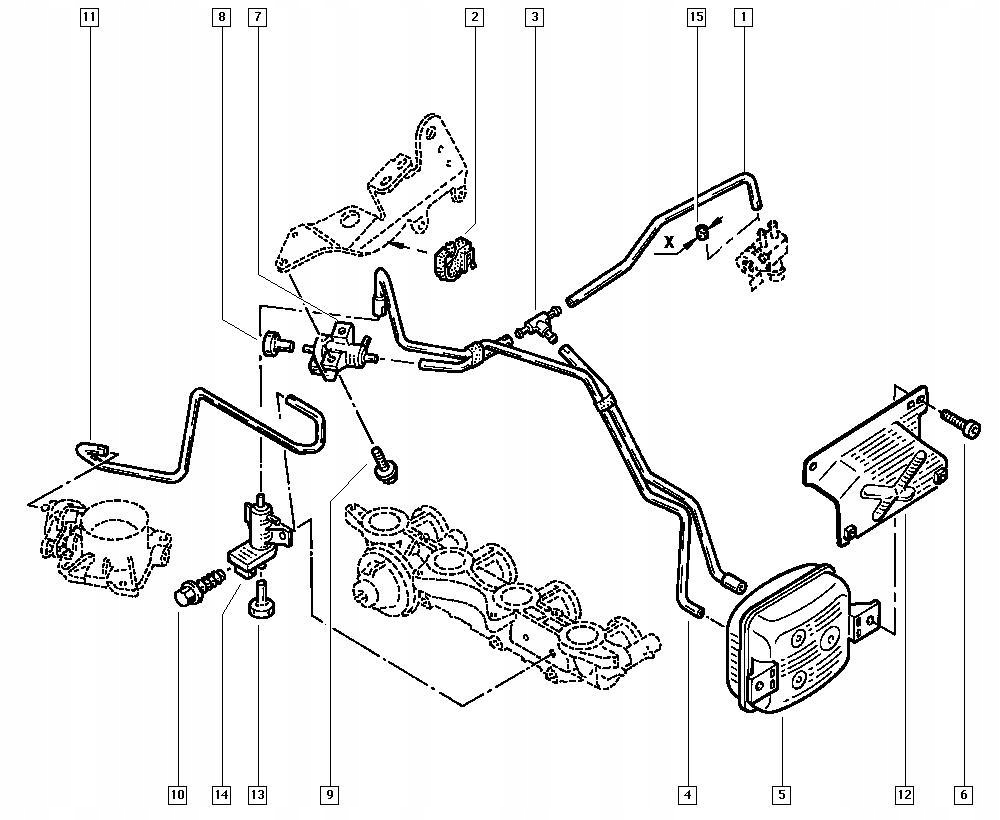 фото №8, Клапан вакуумa renault scenic iii 2.0 dci 8200762597