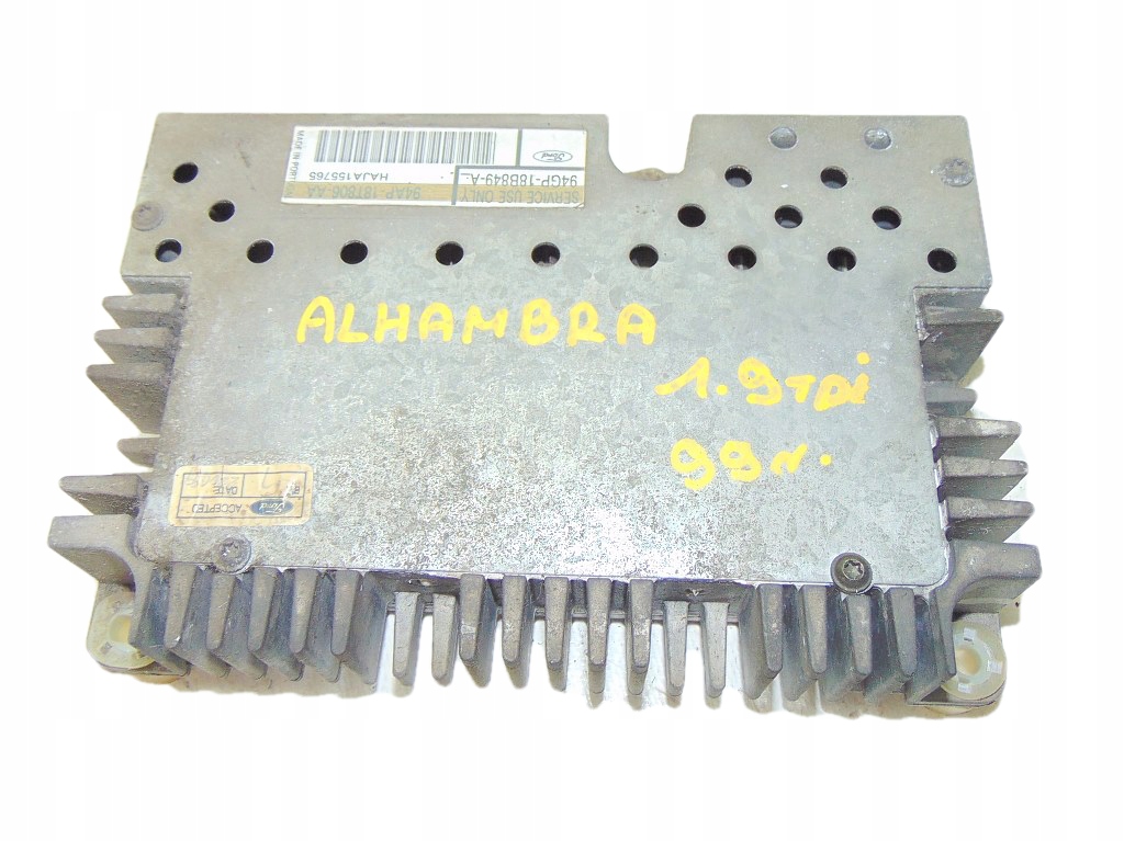 фото №1, Seat alhambra 1.9tdi 99r підсилювач радіо
