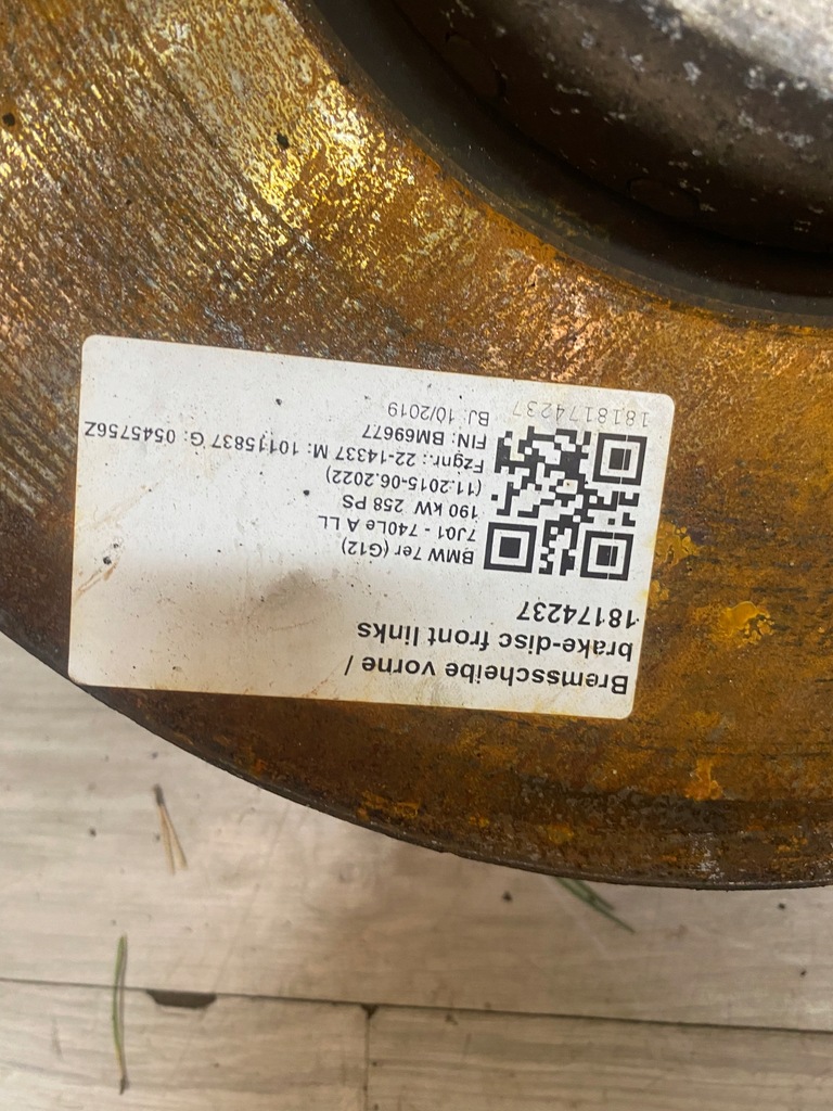 фото №8, Bmw 7 g11 g12 поворотный кулак передняя левая