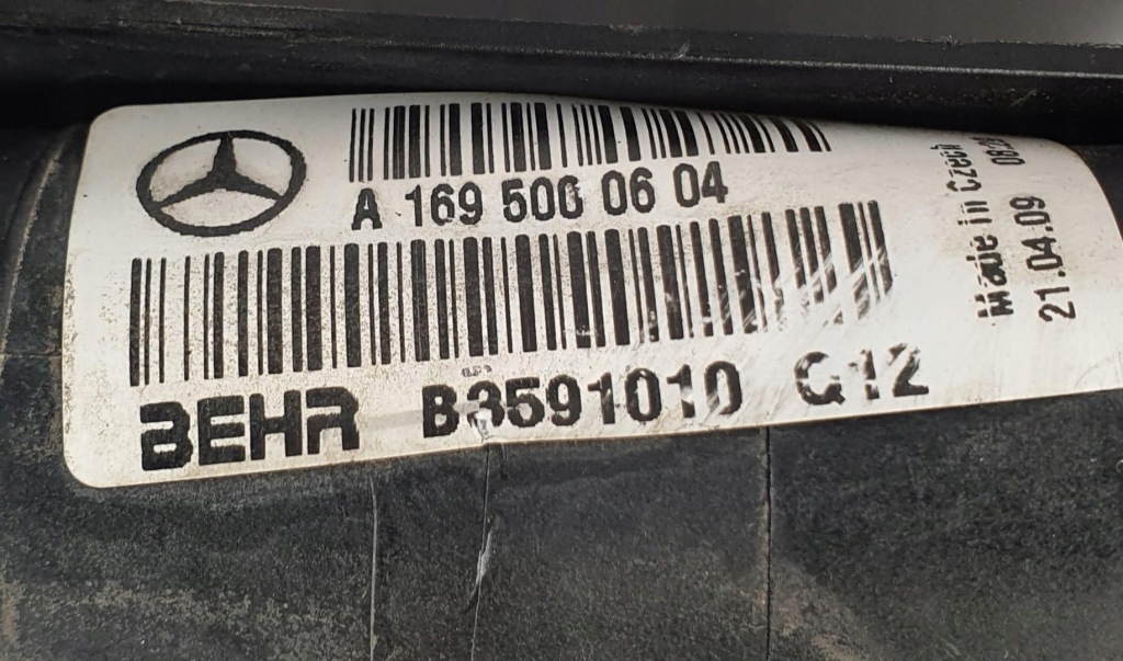 фото №6, Радіатор wody mercedes w169 2.0 cdi a1695000303
