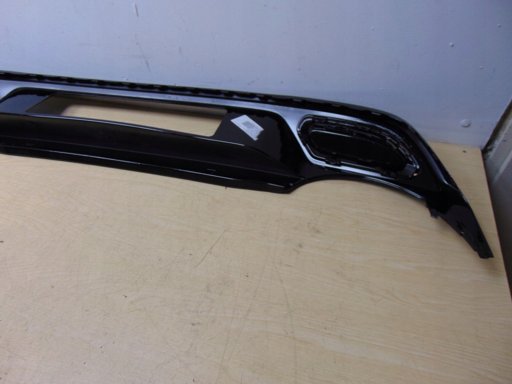 фото №13, Накладка бампера задняя диффузор vw golf vii r-line