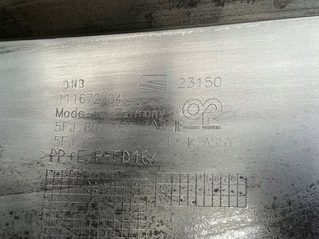 фото №7, Бампер передний seat tarraco 5fj 2018 -