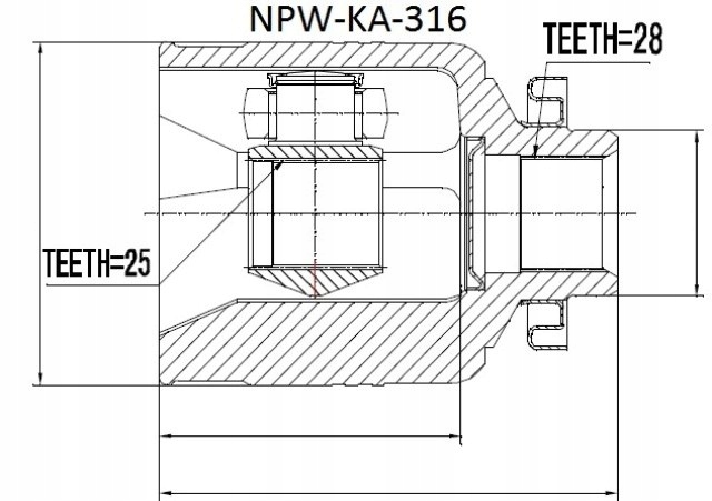 фото №1, Nty npw-ka-316 набір шарнір, wał привідний