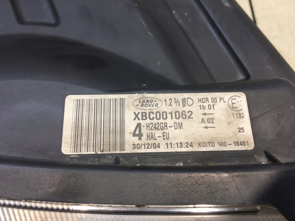 фото №10, Лампа правый перед discovery iii xbc001062
