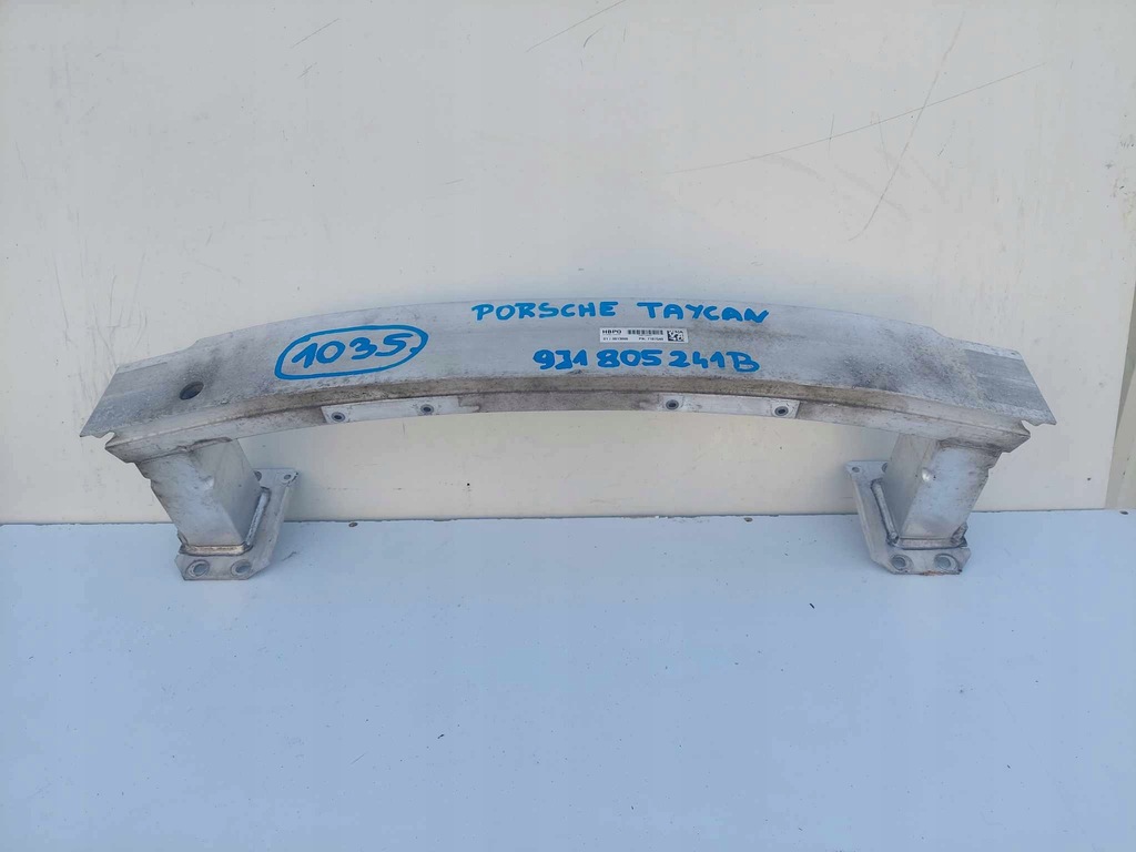 фото №6, Porsche taycan 9j1 балка бампера перед передняя