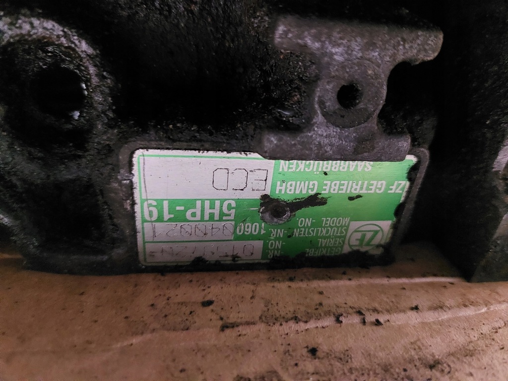 фото №12, Коробка передач передач audi a6 c5 2.8quattro 5hp-19 1060040021