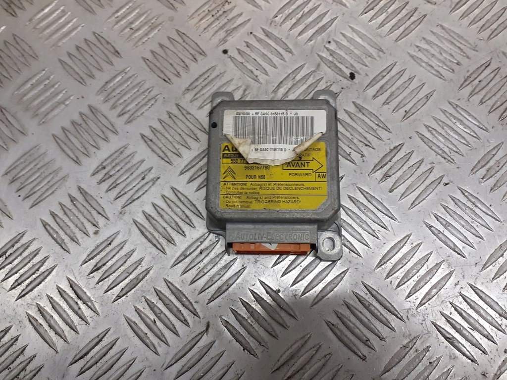фото №1, Модуль подушка безпеки citroen xsara picasso 9632167780