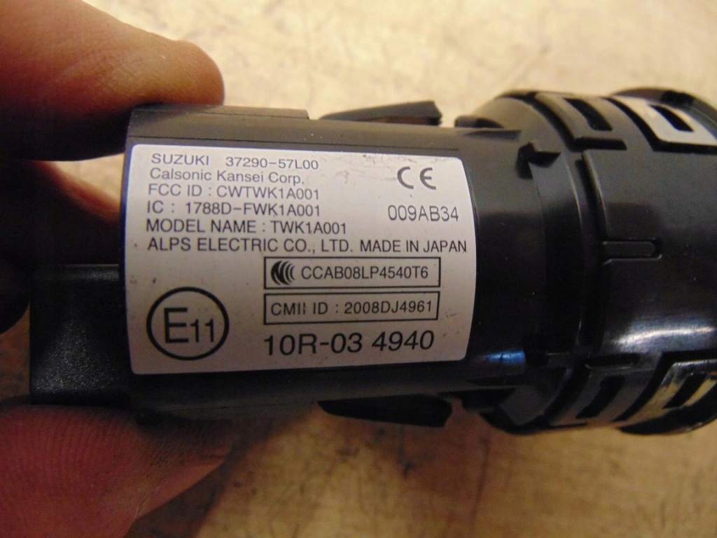 фото №7, Бортовий комп'ютер блок керування набір замок запалювання suzuki kizashi