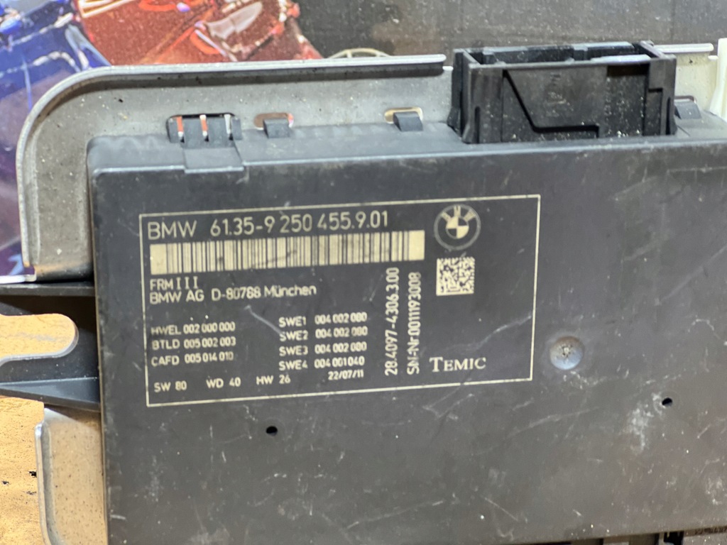 фото №1, Bmw f10 f11 модуль блок управления света frm3 9250455