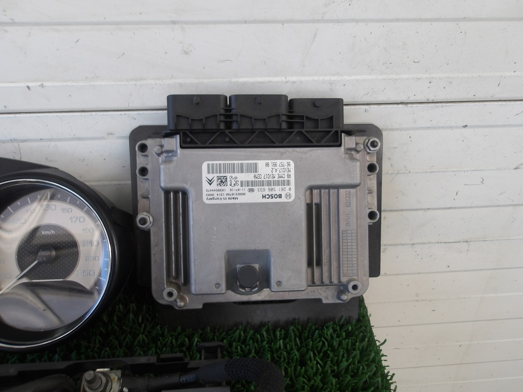 фото №5, Peugeot rcz 1.6 thp набор иммобилайзер замок зажигания бортовой компьютер