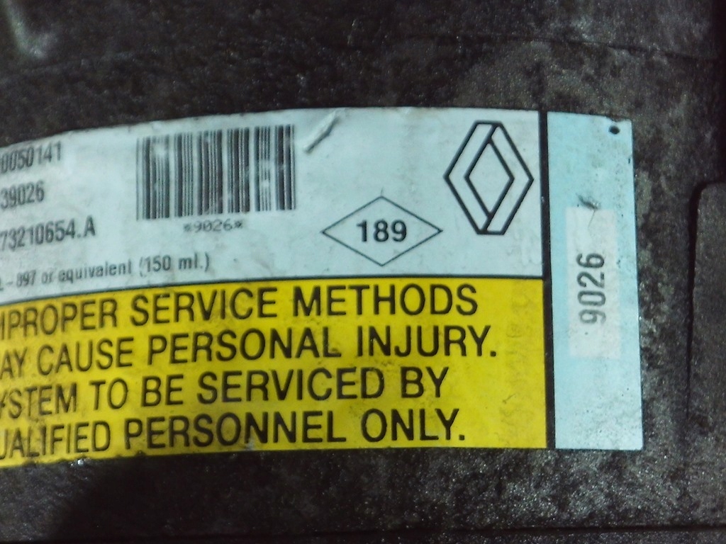 фото №8, Renault scenic ii компрессор кондиционера