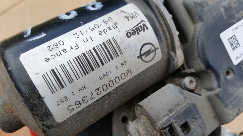 фото №8, Zafira c механизм двигатель дворник p/l перед