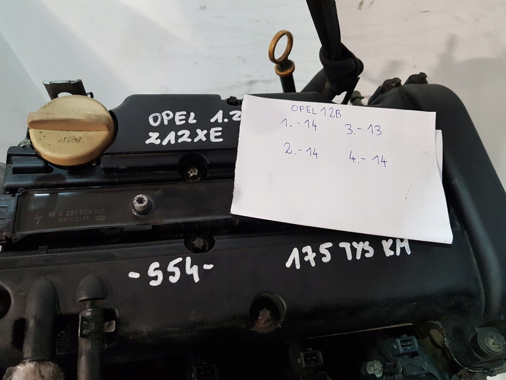 фото №7, Двигун 1.2 16v z12xe 75km opel corsa c agila