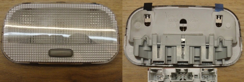 фото №1, Citroen c2 04 r лампа стельовий